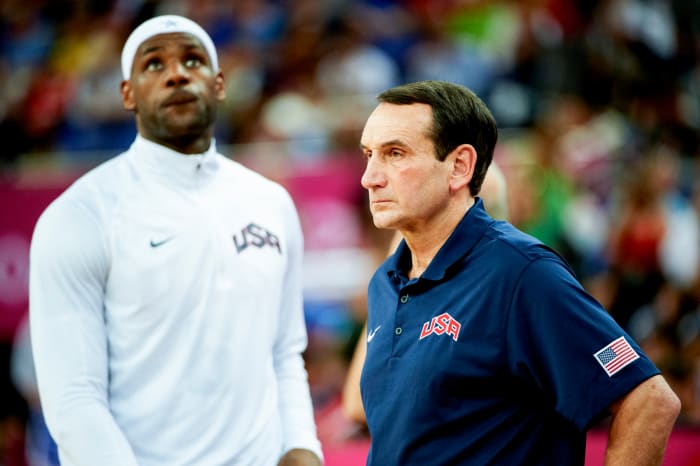 LeBron knew the authority and respect he had—and Coach K knew he needed it.